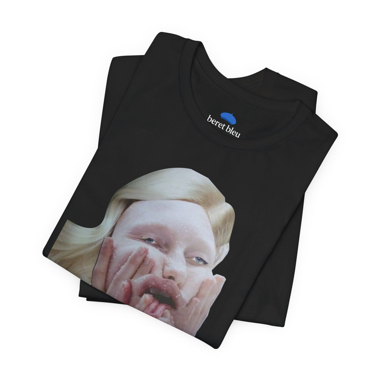Made a Face Collage. T-Shirt. Black