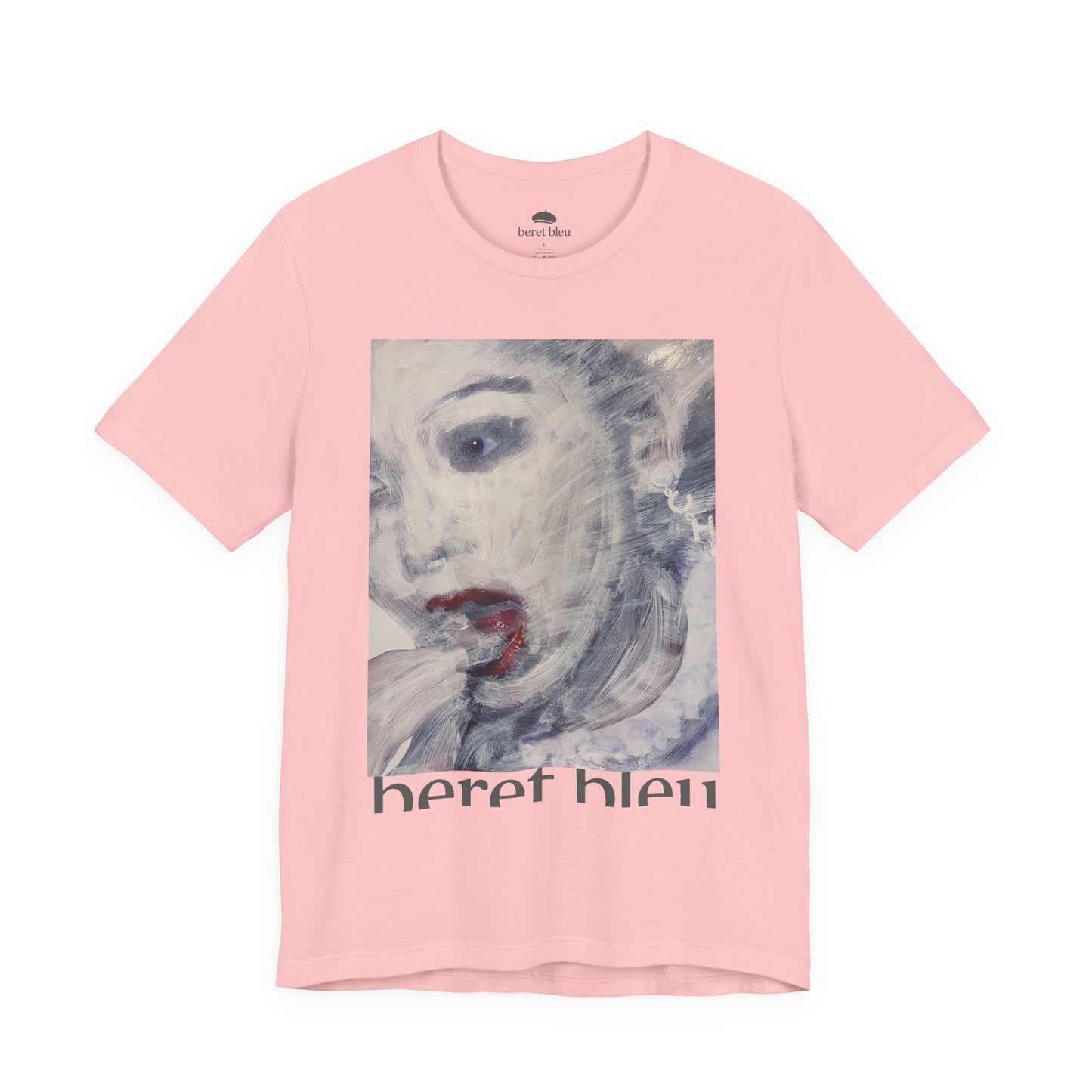 Strawberry paintover. T-Shirt. 5 colours.