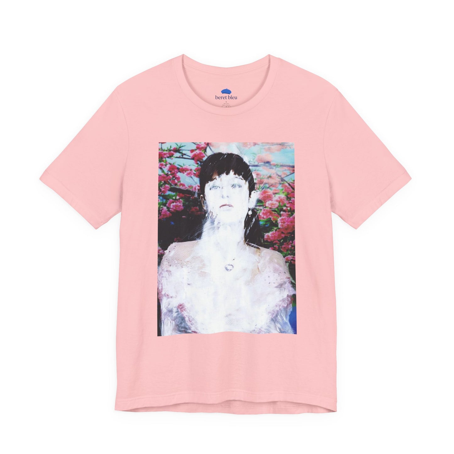 Karaoke paintover. T-Shirt. Pink