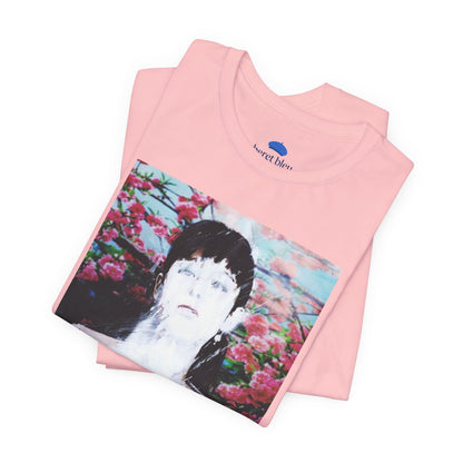 Karaoke paintover. T-Shirt. Pink