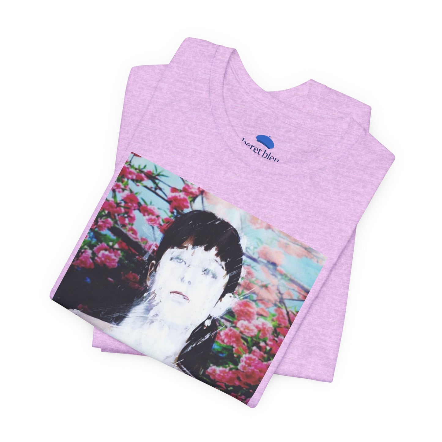 Karaoke paintover. T-Shirt. Lilac