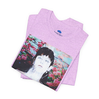 Karaoke paintover. T-Shirt. Lilac