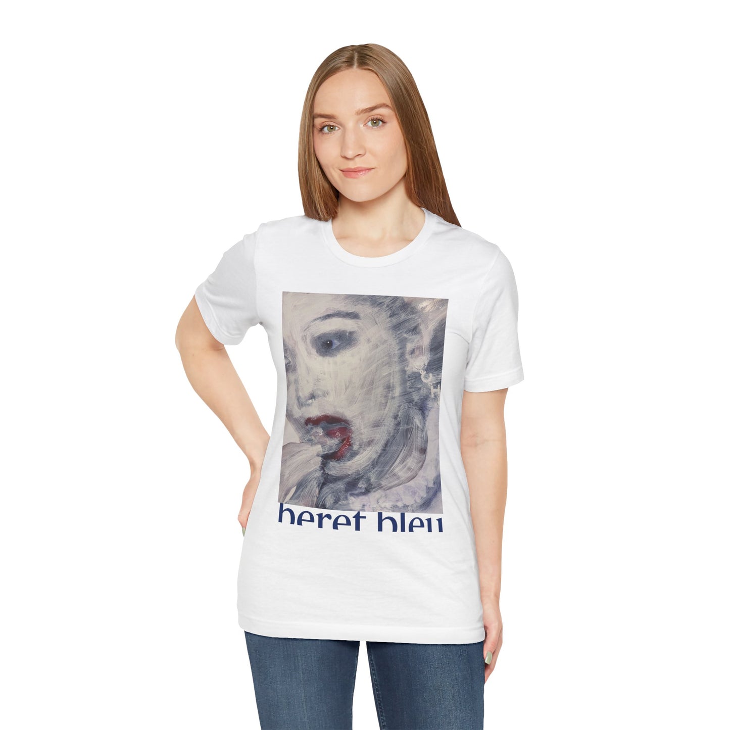 Strawberry paintover. T-Shirt. 5 colours.