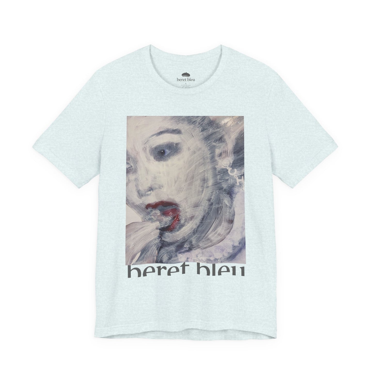 Strawberry paintover. T-Shirt. 5 colours.