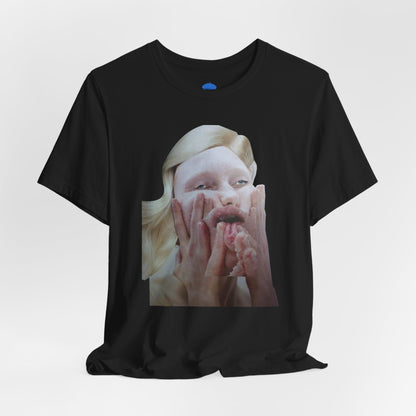 Made a Face Collage. T-Shirt. Black