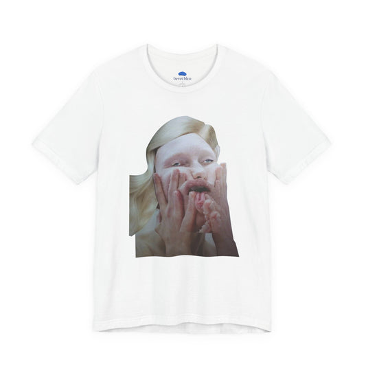 Made a Face Collage. T-Shirt. White
